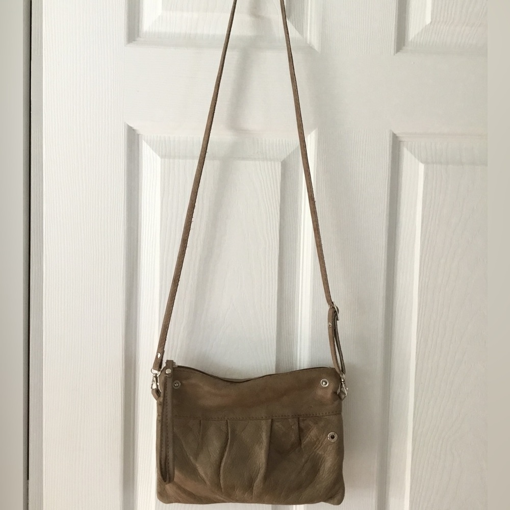 Leather crossbody purse